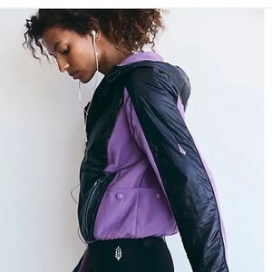 Go The Distance Fleece Jacket - Red
Violet/Black Combo NWT